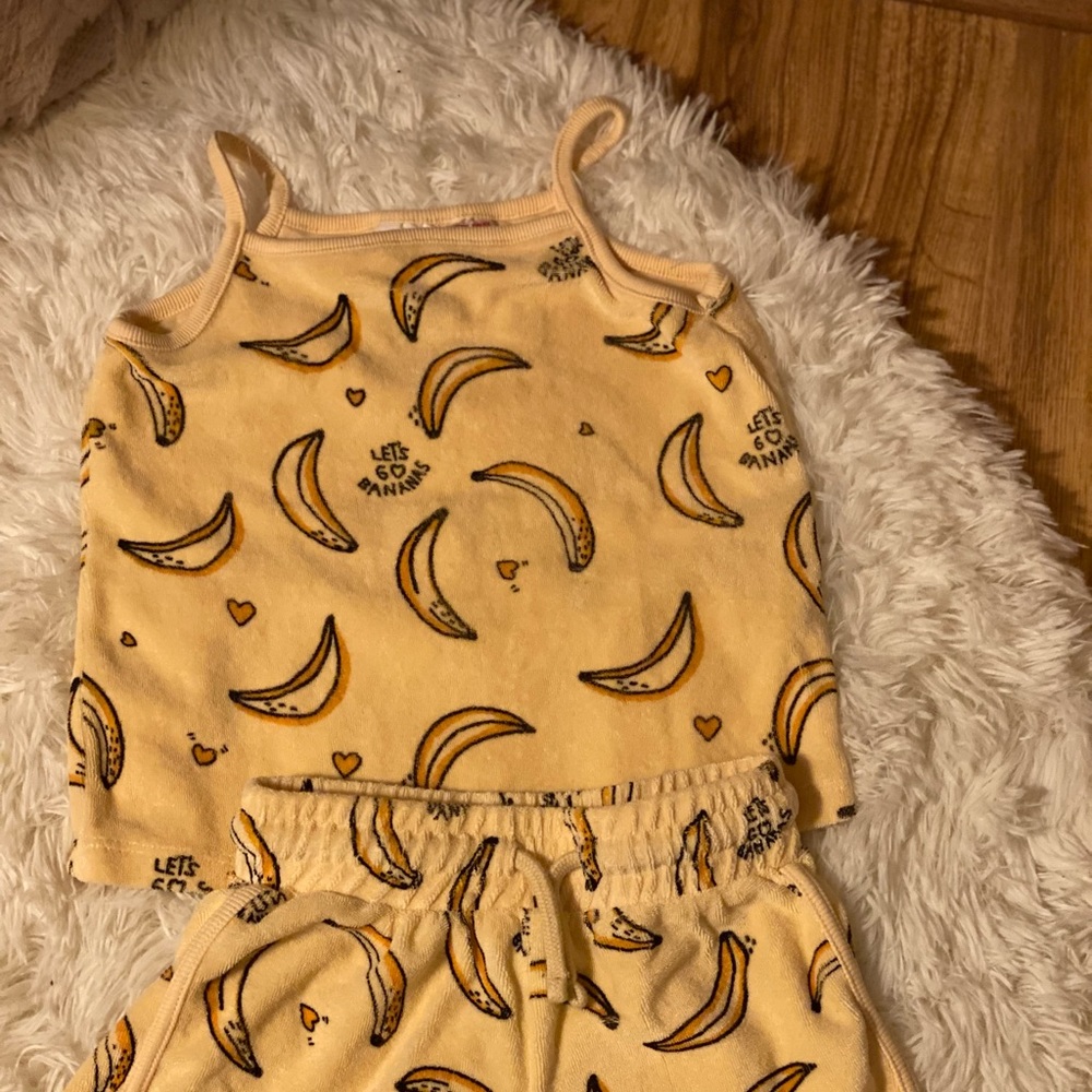 Zara Banana 2 Piece